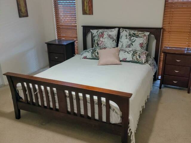 Large room with bathroom.