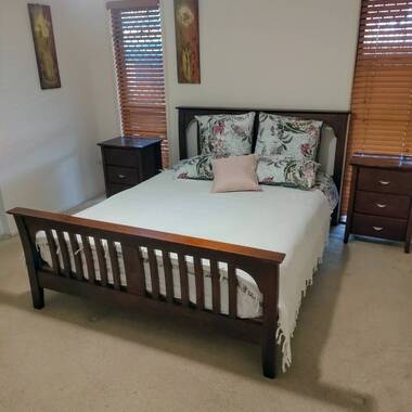 Large room with bathroom.